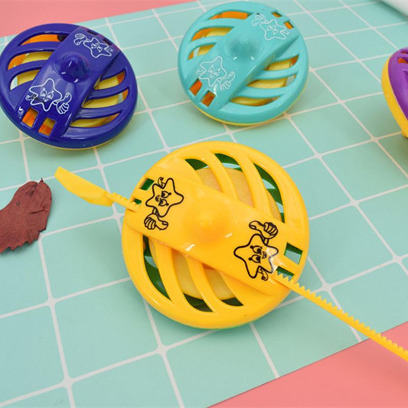 Neues Klassisches Nostalgie Kreisel Spielzeug Mini Niedliche Süßigkeiten Farbe Zuglineal Kreisel Spielzeug Eltern-Kind-Interaktion Zwei-Spieler-Match Spielzeug