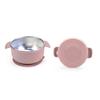 Stainless Steel Divided Children's Plate with Silicone Suction & Non-Slip Heat Insulation