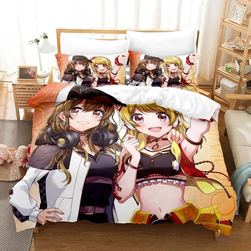 3D Print Anime D4DJ All Mix Bedding Set Single Twin Full Queen King Size Bed Set Adult Kid Bedroom Duvet cover Sets Home Textile