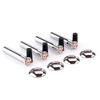 4PCS Car Door Pin Lock Knob Pull Pins Cover For Mitsubishi Ralliart ASX Galant Mirage L200 EVO Xpander Pajero