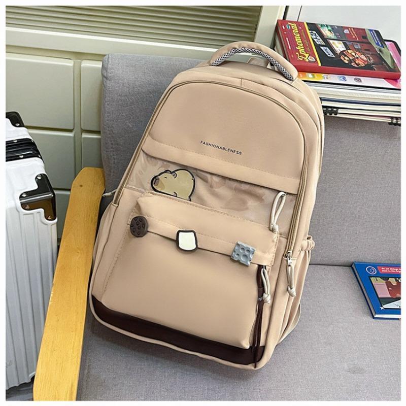 New High-value and Fresh Macaron Backpack, Lightweight and Large-capacity Backpack for Junior High School Students