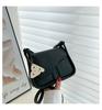 Textured Bag Women's Pre-Autumn New Fashion Single Shoulder Crossbody Bag Trendy Fashion Armpit Saddle Bag