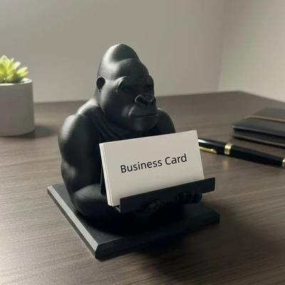 Funny Gorilla-Shaped Stand 3D Printed Creative Gorilla Ornaments Decorations Multi-functional Desktop Accessory Home Decor