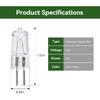 2PCS 130V 50W Microwave Oven Halogen Light Bulbs, Replace WB02X35488 Fit for GE Oven CVM521P2M6S1 CVM721M2N8S5 DVM7195BL5TS