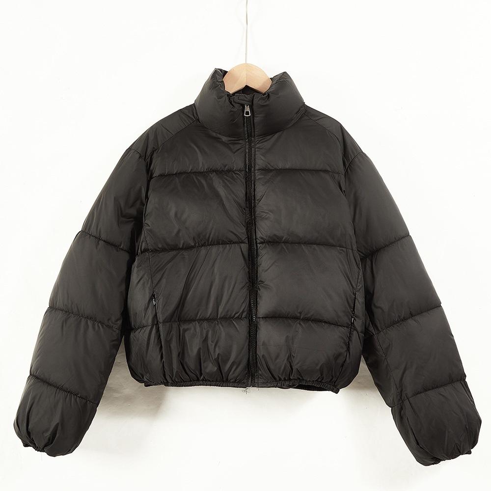 Kendall Jenner Style Cotton Jacket for Women, Short Winter New Down Cotton Coat, Petite Thickened Puffer Jacket
