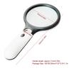 Handheld LED Magnifying Glass with Light, 10X Dual Lens High Definition Magnifier for Seniors Reading, Jewelry Inspection, Hobby