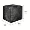 1PC Mesh Air Conditioner Cover, Outdoor Mesh Hole AC Protector, Window AC Unit Cover, Black Universal Dustproof AC Cover