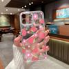 Foreign Trade Mobile Phone Case Ultra-thin, Sweet Strawberry Transparent Soft Case iPhone17 Anti-drop All-inclusive Apple 15promax
