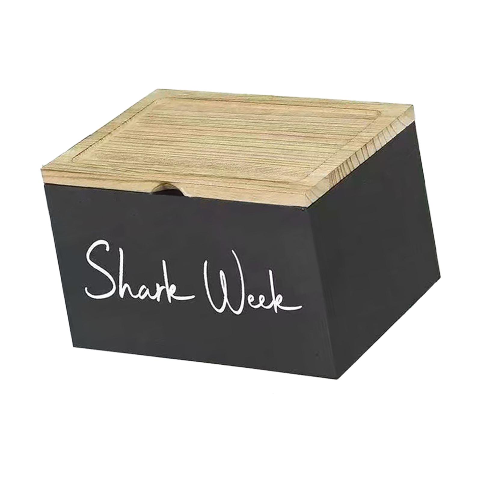 

Деревянный органайзер для женских гигиенических средств с подвижной перегородкой и крышкой чёрный