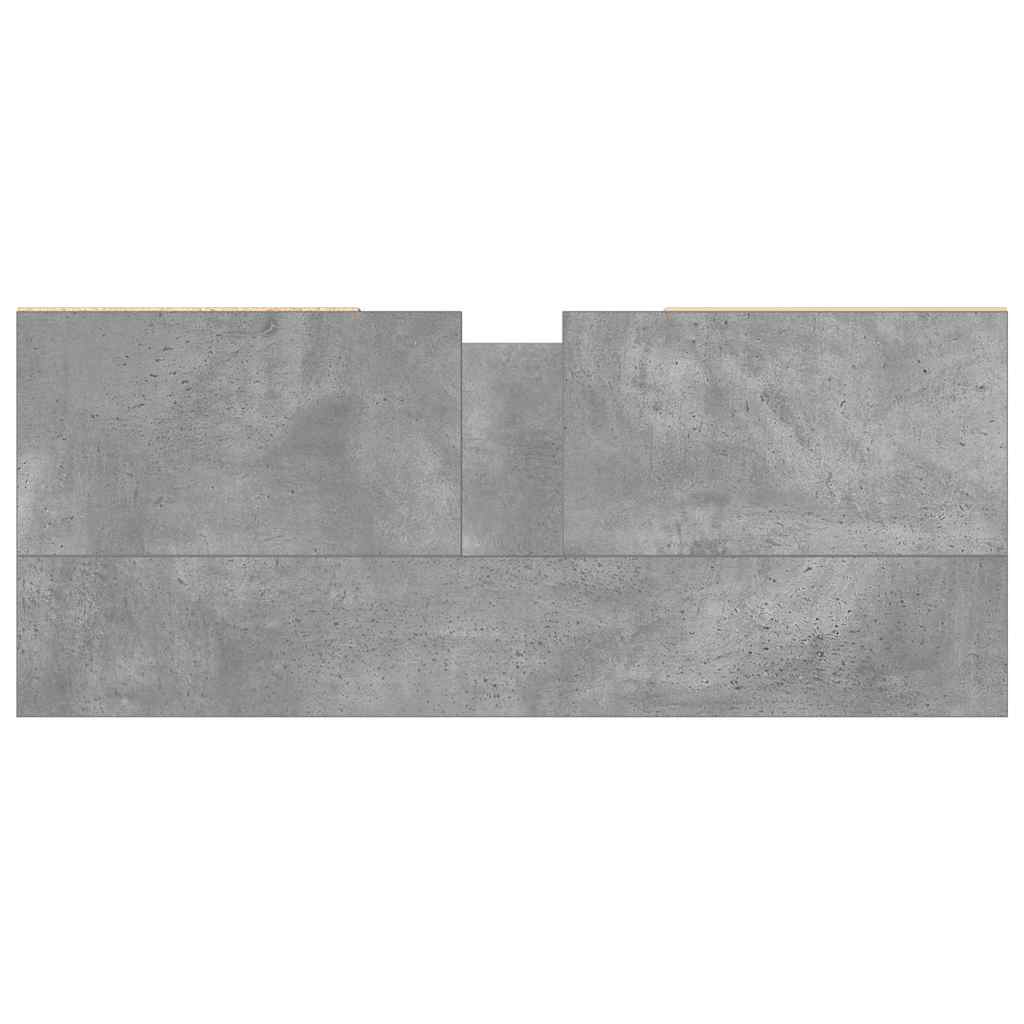 Vidaxl Szafka Pod Umywalkę Łazienkową, Szarość Betonu, 80X33X60 Cm