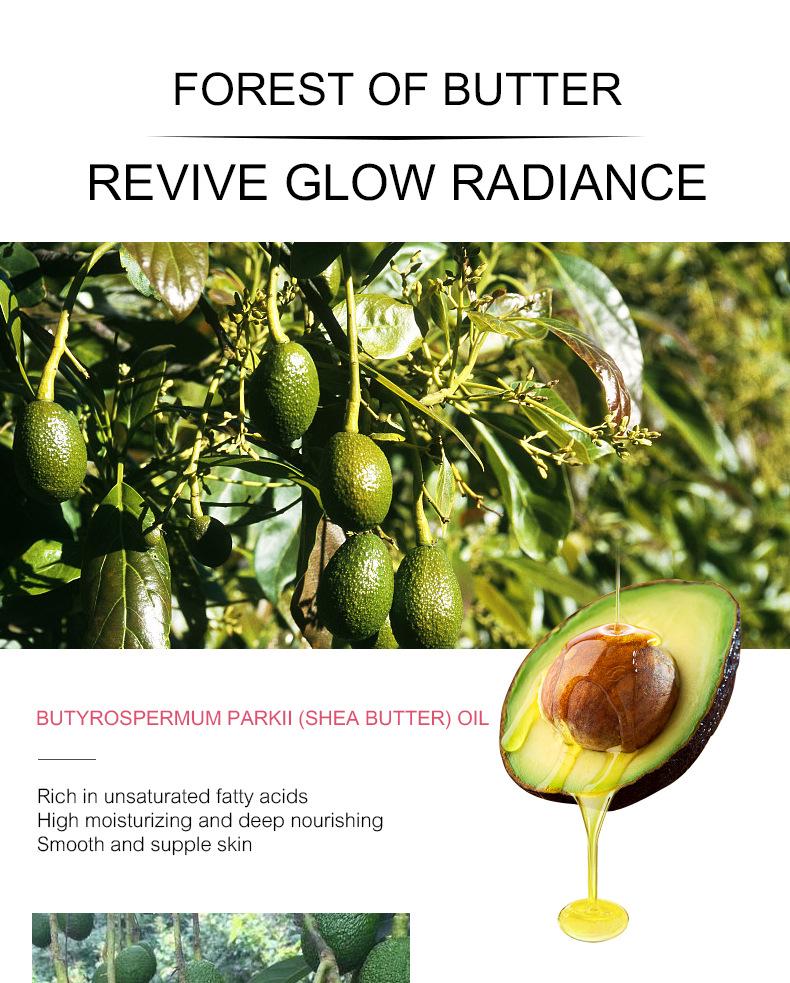 Avocado Hyaluronic Acid Six-Piece Skincare Set: English Version, Hydrating & Moisturizing.