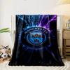 Manchester City Logo Design Blanket Flannel Blanket for Bedroom, Living Room, Sofa, and Nap Sofas.