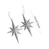 2 Pieces Christmas Glitter Star Pendants Hanging Ornaments Decor for Wedding
