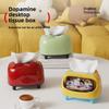 Dopamine Desktop Tissue Box, Cute Tissue Box, High-end Living Room, Home Napkin Box