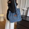 Denim Designer Handbag Luxury Designer Tote Bag Fashionalbe Clutch Bags Solidcolor Underarm Simple Female Commuter Handbags 2026