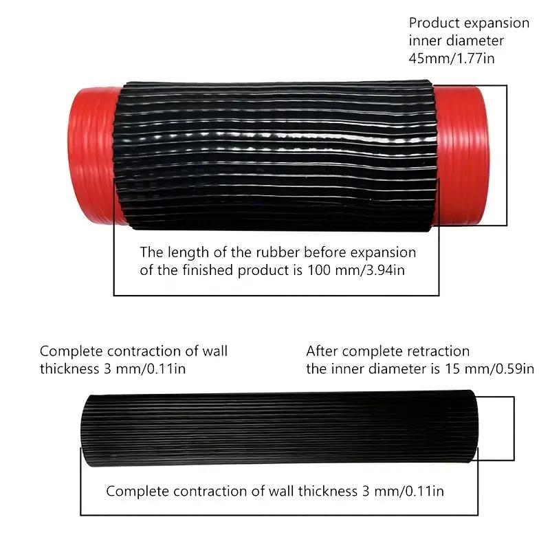 Motocyklový kryt rukojeti řídítek samosmršťovací kryt brzdové páčky řídítek univerzální protiskluzový silikonový moto úprava jezdecké vybavení ochranné kryty