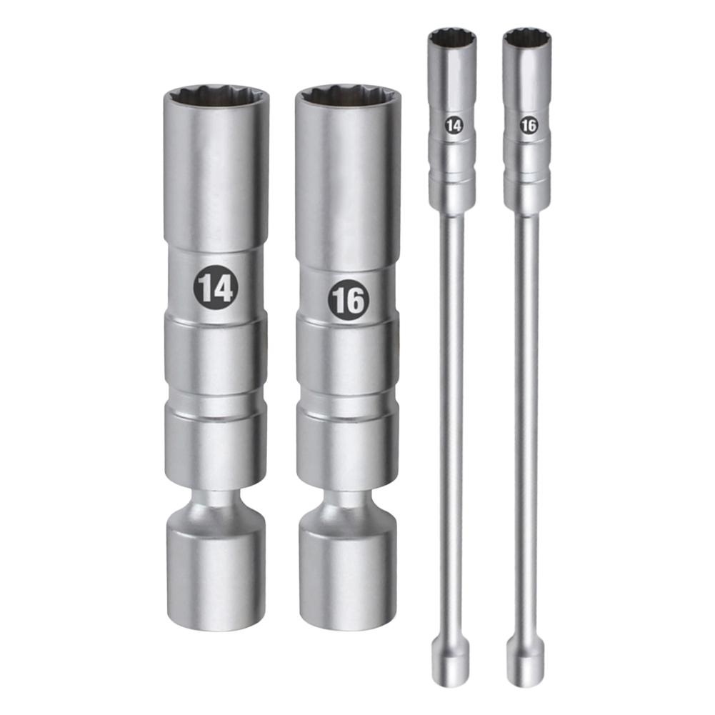 Magnetic Spark Plug Socket For Handling 14/16mm Spark Plugs Universal Joint Flexible Socket Thin Wall 3/8" Drive Car Repair Too
