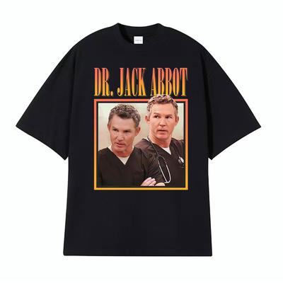 Dr Jack Abbot Funny Print T Shirts Men Women Clothing Oversized Vintage Short Sleeve Tshirts 100 Cotton Comfort Loose Tshirt
