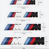 FD23-1Pcs M Logo ABS Sticker Car Fender Side Emblem For BMW M1 M5 M4 M6 M2 M3 M7 G01 F30 F48 E83 F39 F10 Rear Trunk Badge Accessories