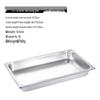 Homeglen 201 Stainless Steel Rectangular Food Pan