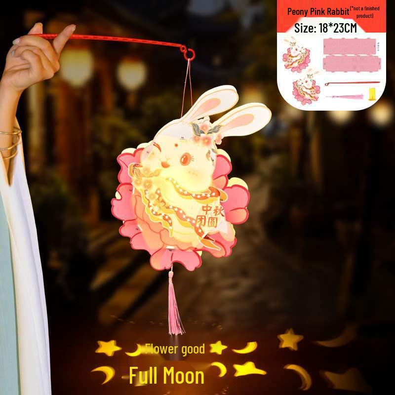 2025 DIY Double-Layer Rotating Lantern Craft Kit for Mid-Autumn Festival