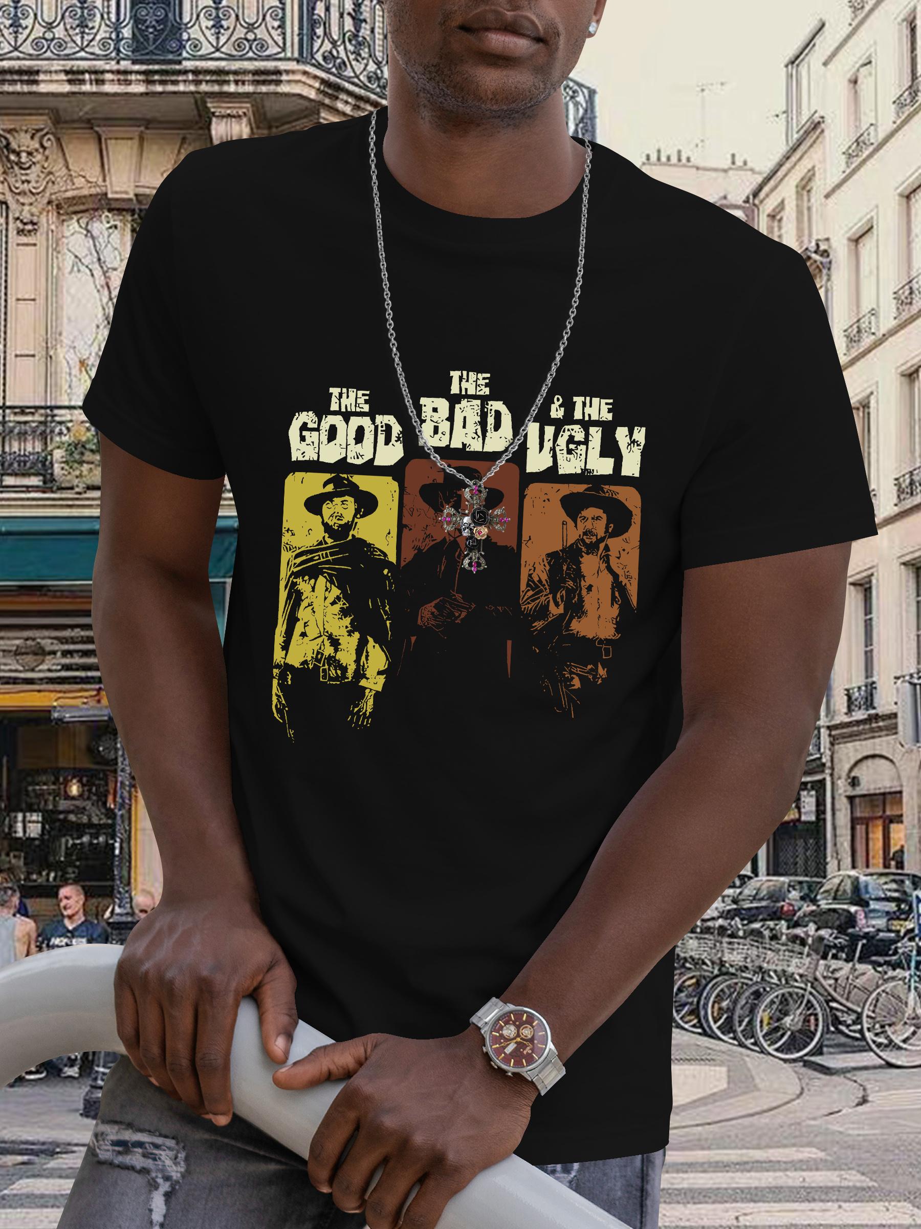 

New THE Print T-shirt Short Sleeve Round Neck Comfortable Outdoor Summer Wear S
