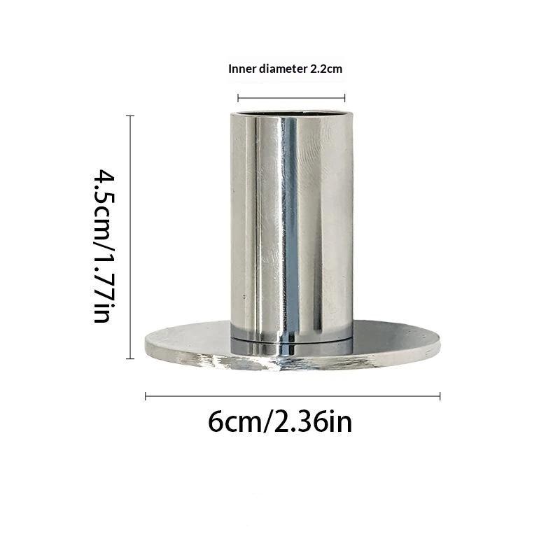 New Vintage Elegant Metal Tabletop Candle Stand Creative Candlestick Holder Home Decor