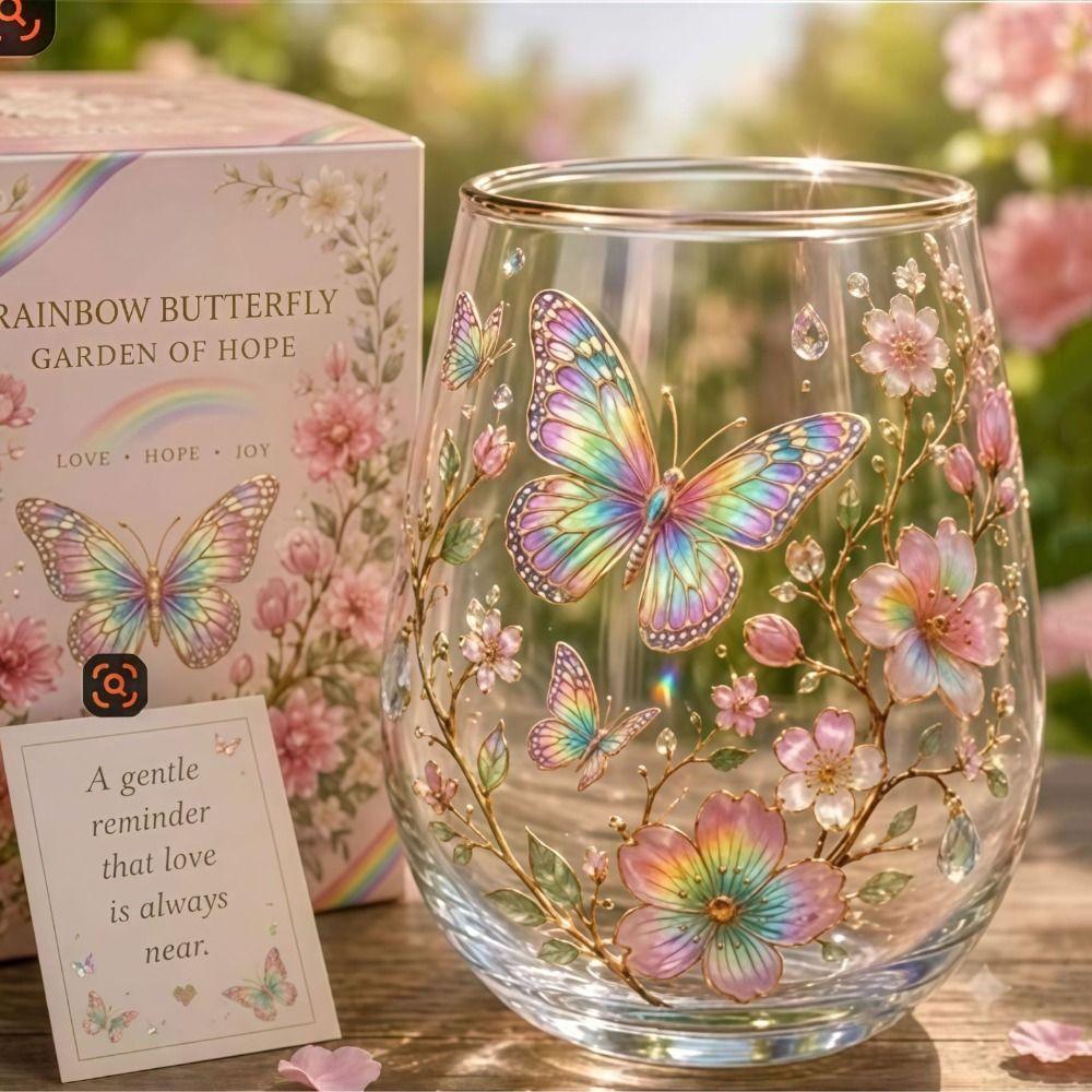 Bee Glass Tea Cup Transparent Clear Milk Cup Creative Embossed Glass Cup Office