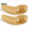 Foot Care Toe Separator 1 Pair for Overlapping Toes, Soft SEBS Bunion Corrector, Double Pain Relief Spacer Hole Hallux Valgus, Breathable Straightener