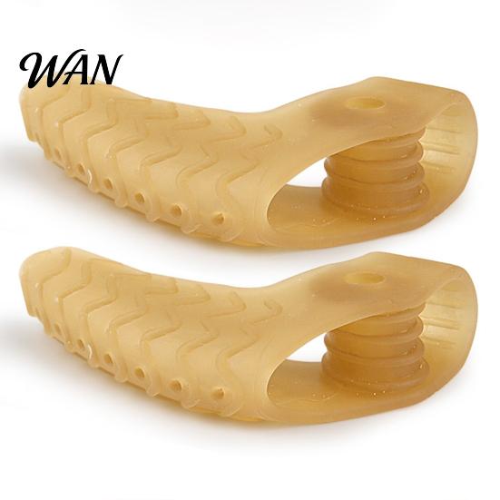 Foot Care Toe Separator 1 Pair for Overlapping Toes, Soft SEBS Bunion Corrector, Double Pain Relief Spacer Hole Hallux Valgus, Breathable Straightener