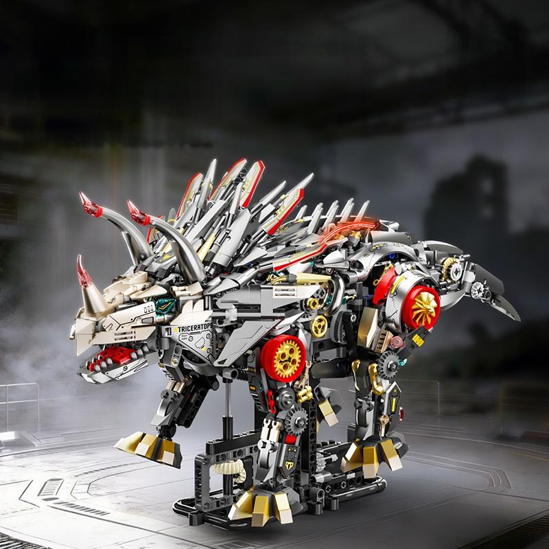 High-Quality 1168Pcs High-Quality Mechanical High-Quality Triceratops High-Quality Dinosaur High-Quality Building High-Quality Blocks High-Quality