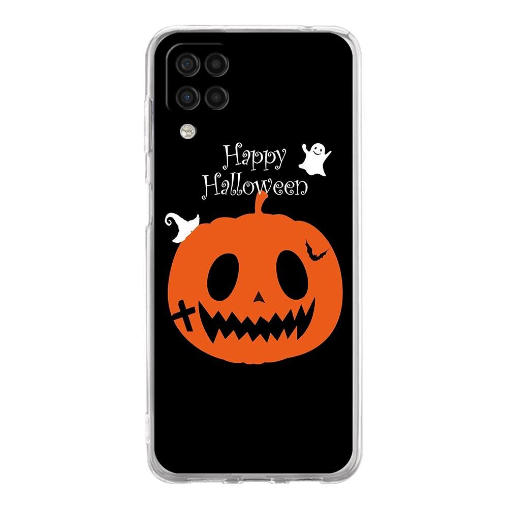 Leaves Fall Fox Pumpkin Halloween Phone Case For Samsung A13 A33 A73 A53 A23 A51 A71 A21S A12 A31 A41 A03S A22 A52 A32 5G Cover