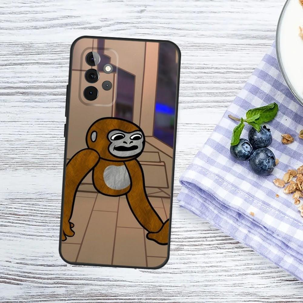 

Monkey G-Gorilla TagS Phone Case For Samsung Galaxy A13,A21s,A22,A31,A32,A52,A53,A71,A80,A91 Soft Black Phone Cover Samsung a31