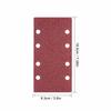 80 feuilles abrasives auto-agrippantes 93×185 mm pour ponceuse (40/60/80/120/180/240/320/400) – 8 trous