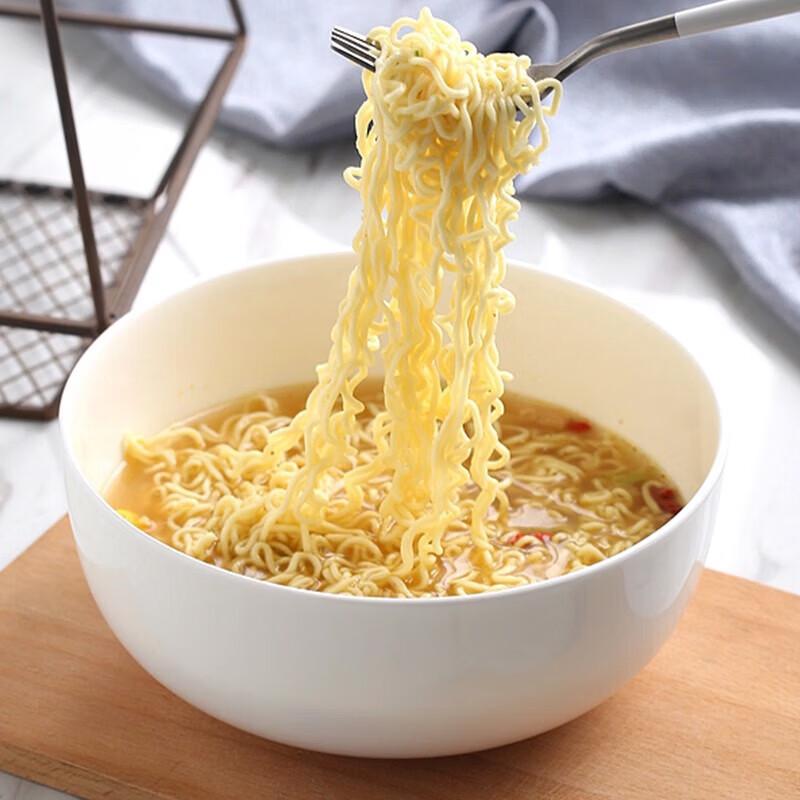 Korean Style Glazed Ceramic Noodle Bowl