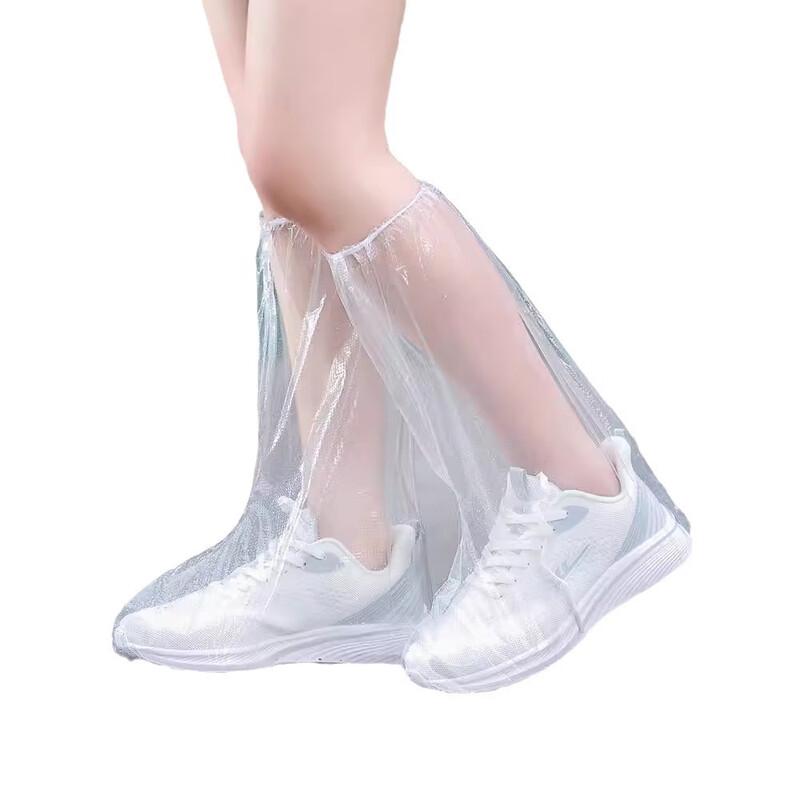 Disposable PE Waterproof High-Top Rain Shoe Covers