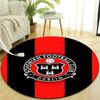 1pc Football Team (75) Design Printed Area Round Carpet for Bedroom Living Room Home Decor Rugs Mat Non Slip Mat Rug for Bedside