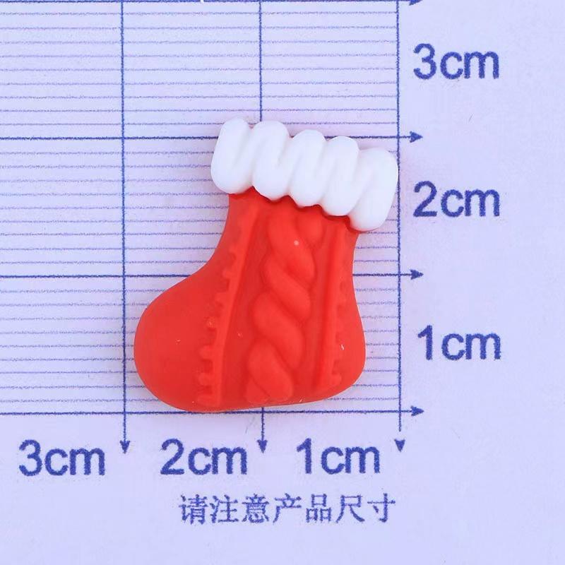 12Pcs New Cute Mini Christmas Series Flat Back Resin Cabochons Scrapbooking DIY Jewelry Craft Decoration Accessorie
