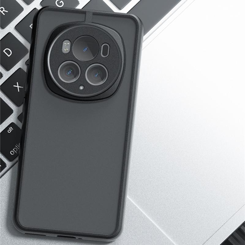 For Honor Magic 6 Pro Frosted Feel Case Magic 6 Pro Cover Coque Matte Transparent PC Shockproof Funda Bumper Honor Magic 6 Pro