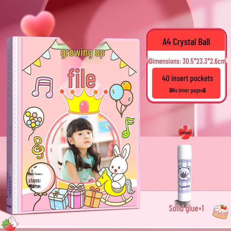Customizable Children's Memory and Growth Record Book