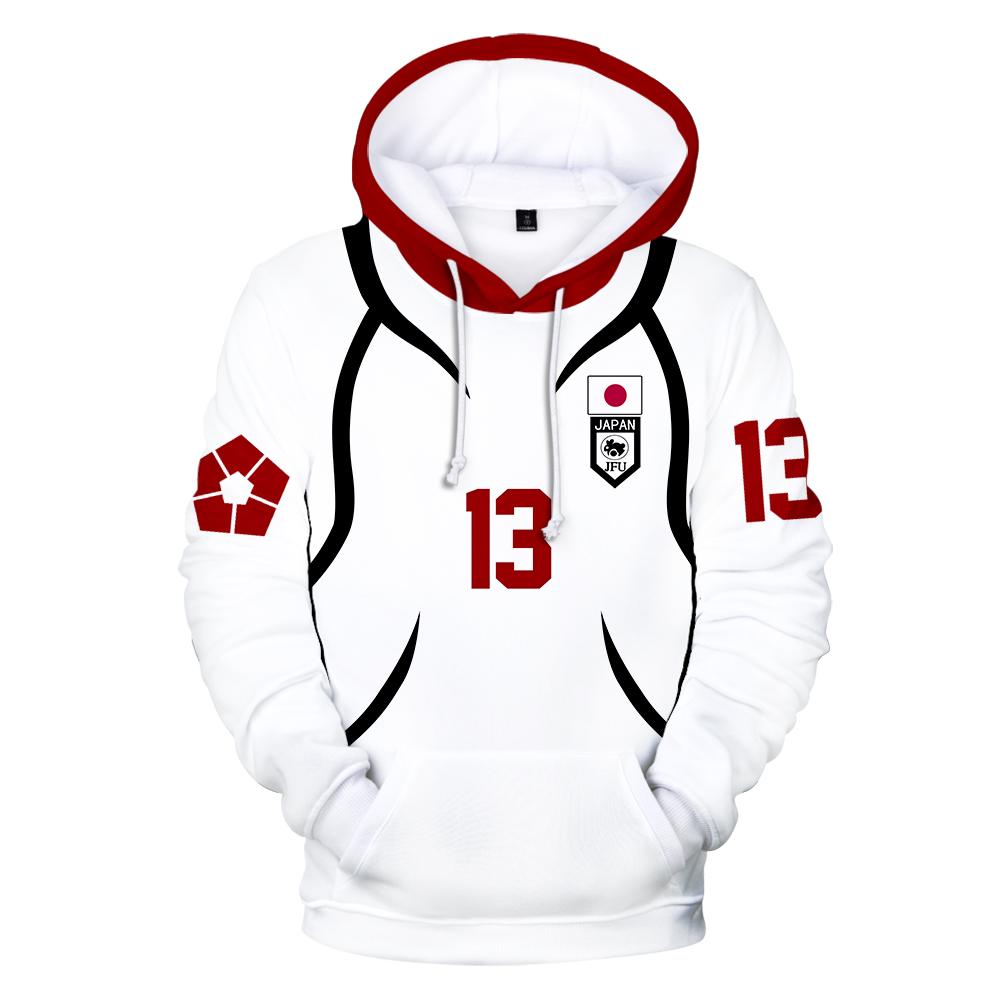 BLUE LOCK Hoodies Streetwear Cartoon Printed Hooded Sweatshirt Men Women Cosplay Sports Pullovers