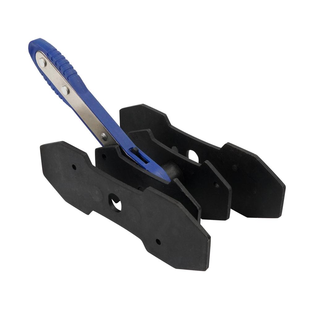 Car Brake Caliper Press Tool 360 Degree Swing Ratchet Wrench Disc Brake Caliper Piston Spreader with 2 extra pcs Steel Plates