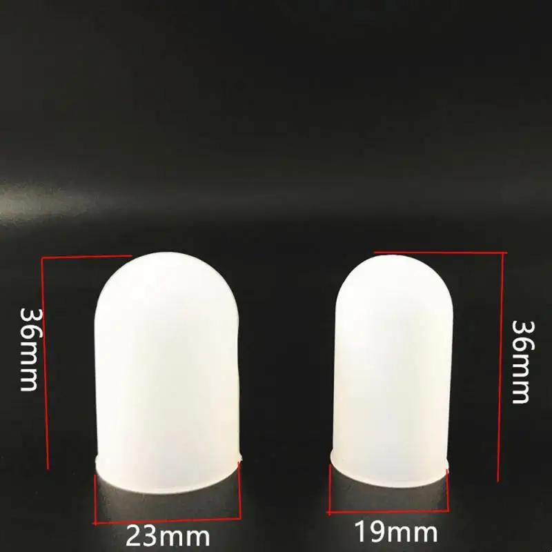 Finger Protectors 5Pcs/Set White Anti-scald Silicone Finger Cap Cover Sleeve Finger Protection for Kitchen Barbecue