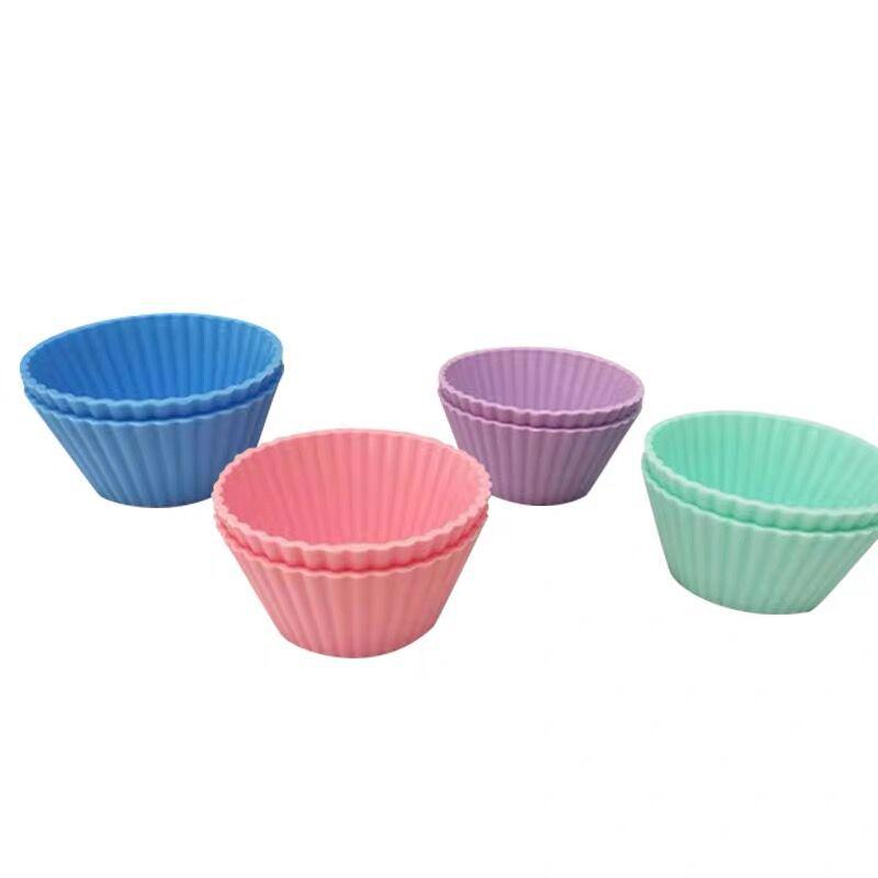 Thickened Silicone Muffin and Rice Cake Mold for Microwave/Oven