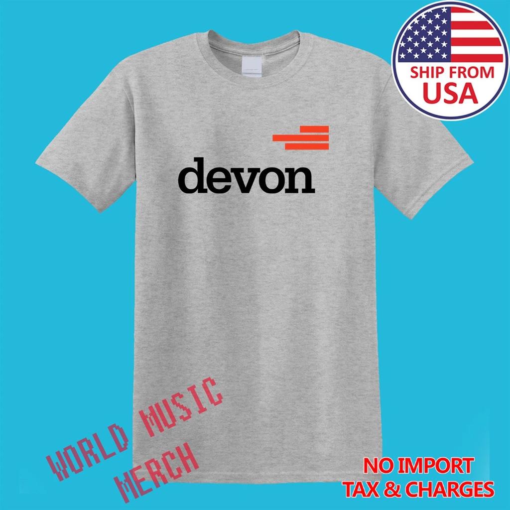 Devon Energy Men's Grey Size S-5XL