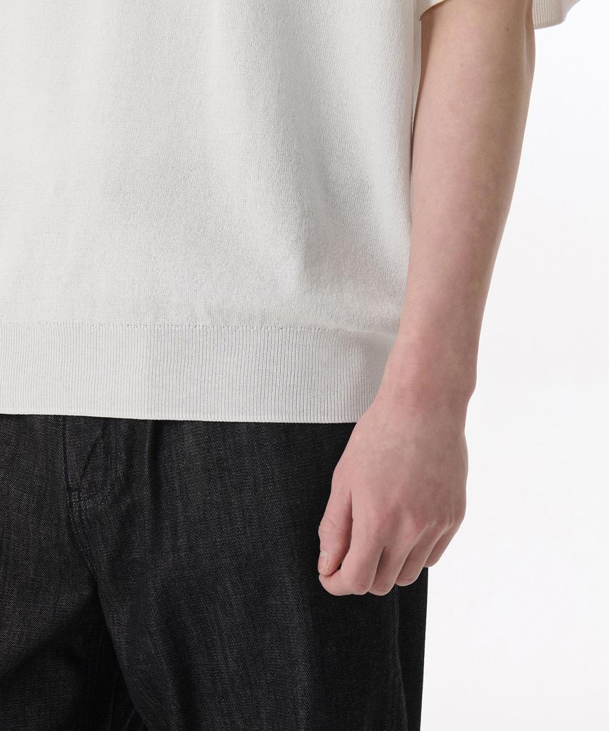 MUSINSA STANDARD Cool Touch Crew Neck Short Sleeve Knit [Ivory]