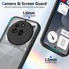 Nothing Phone 3A Pro Case Air Cushion Shockproof Silicone Bumper Clear Matte Back Cover Hard Phone Case for Nothing Phone 3A Pro