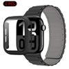 Silicone Strap+Case For Apple Watch Ultra 3/2/1 49mm 11 10 46mm 42mm Magnetic Band iWatch 9 8 7 45mm 41mm 6 5 SE 44mm/40mm Cover