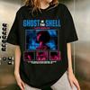 Anime Ghost in The Shell Motoko Kusanagi Grafik T-Shirt Herren Damen Freizeit Baumwoll-T-Shirts Unisex Manga Punk Übergroße T-Shirts