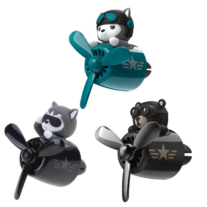 Styling Auto Aromatherapy Husky/ Bear Perfume Diffuser Air Vent Lovely Car Accessories Souvenir Present